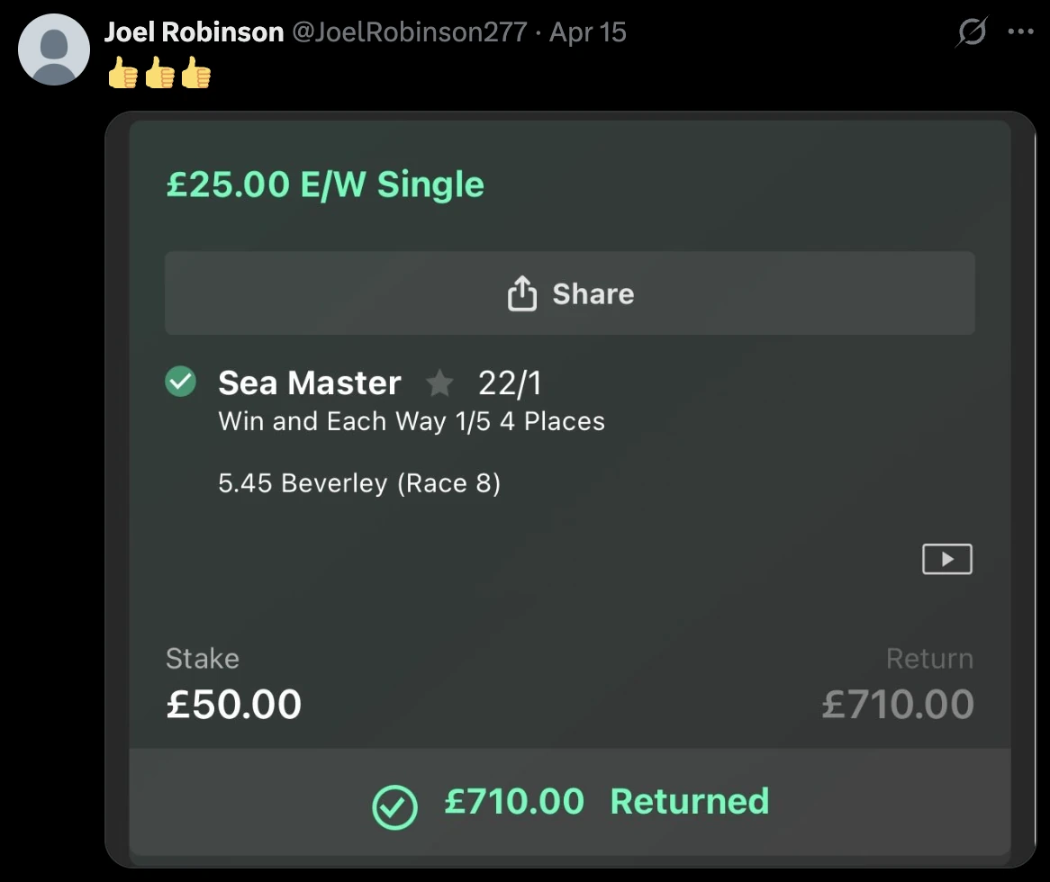 Example betting slip