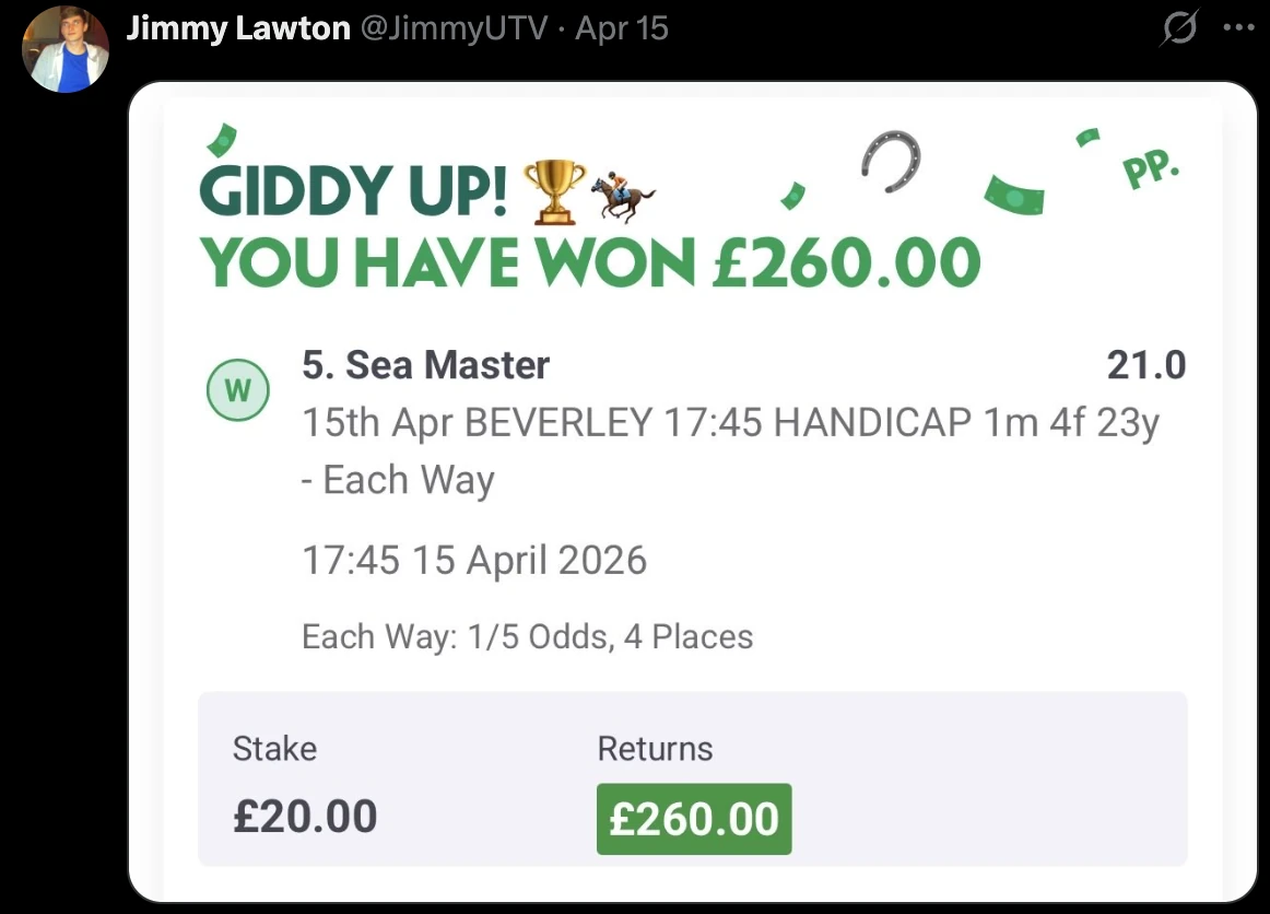 Example betting slip