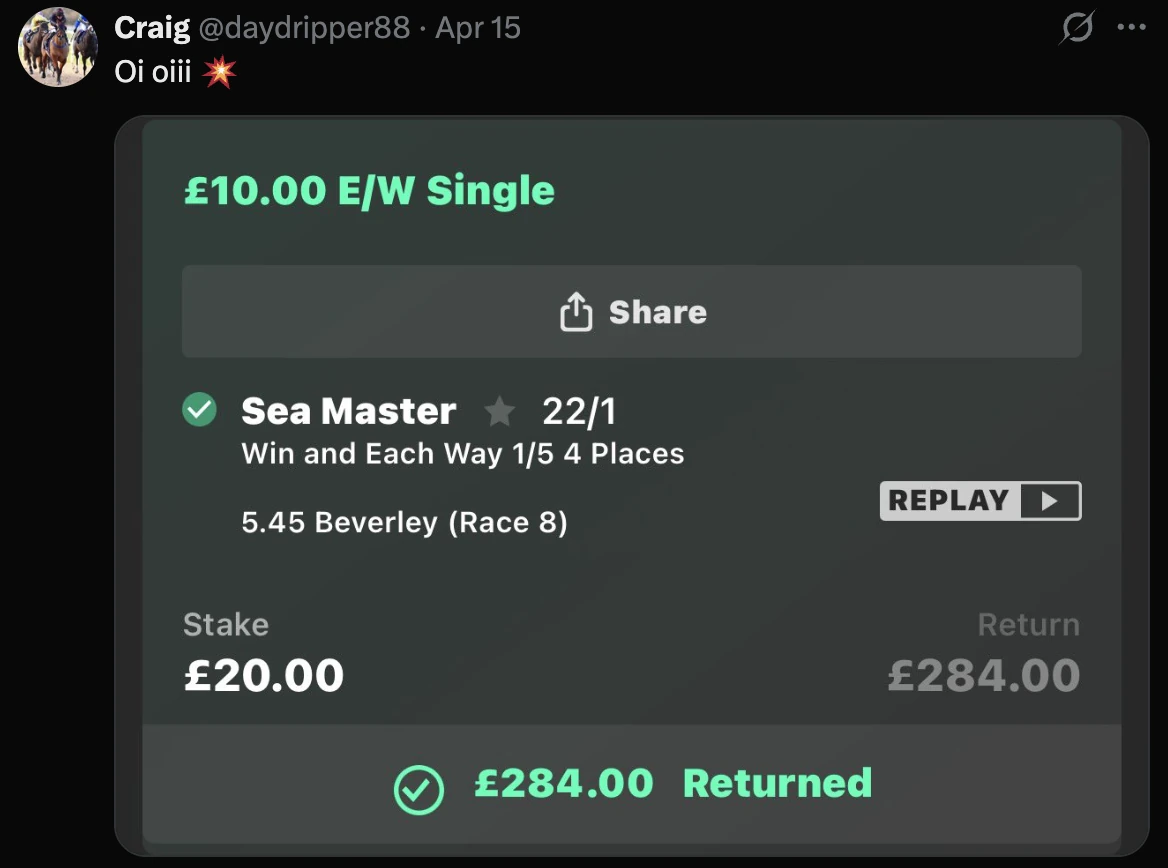 Example betting slip