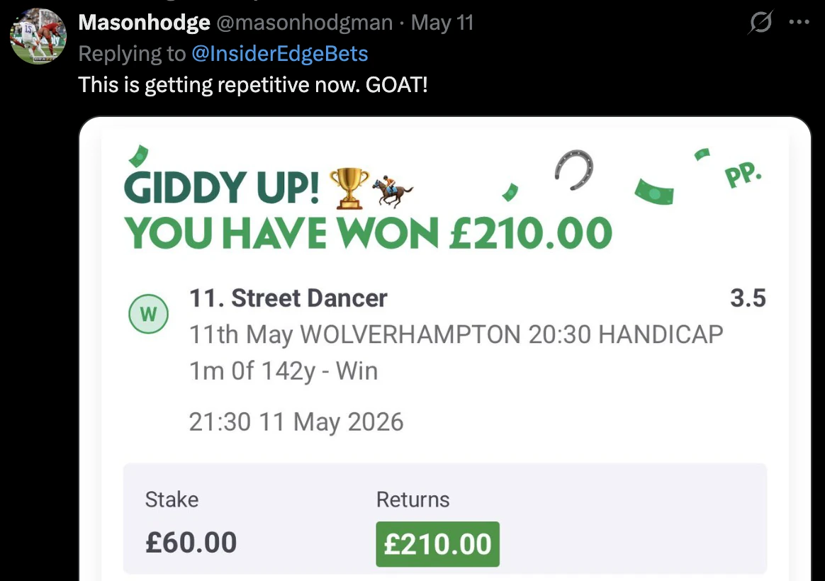 Example betting slip